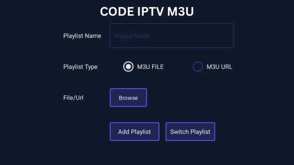 Code iptv